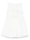 Miss Blumarine bow-embellished dress - White