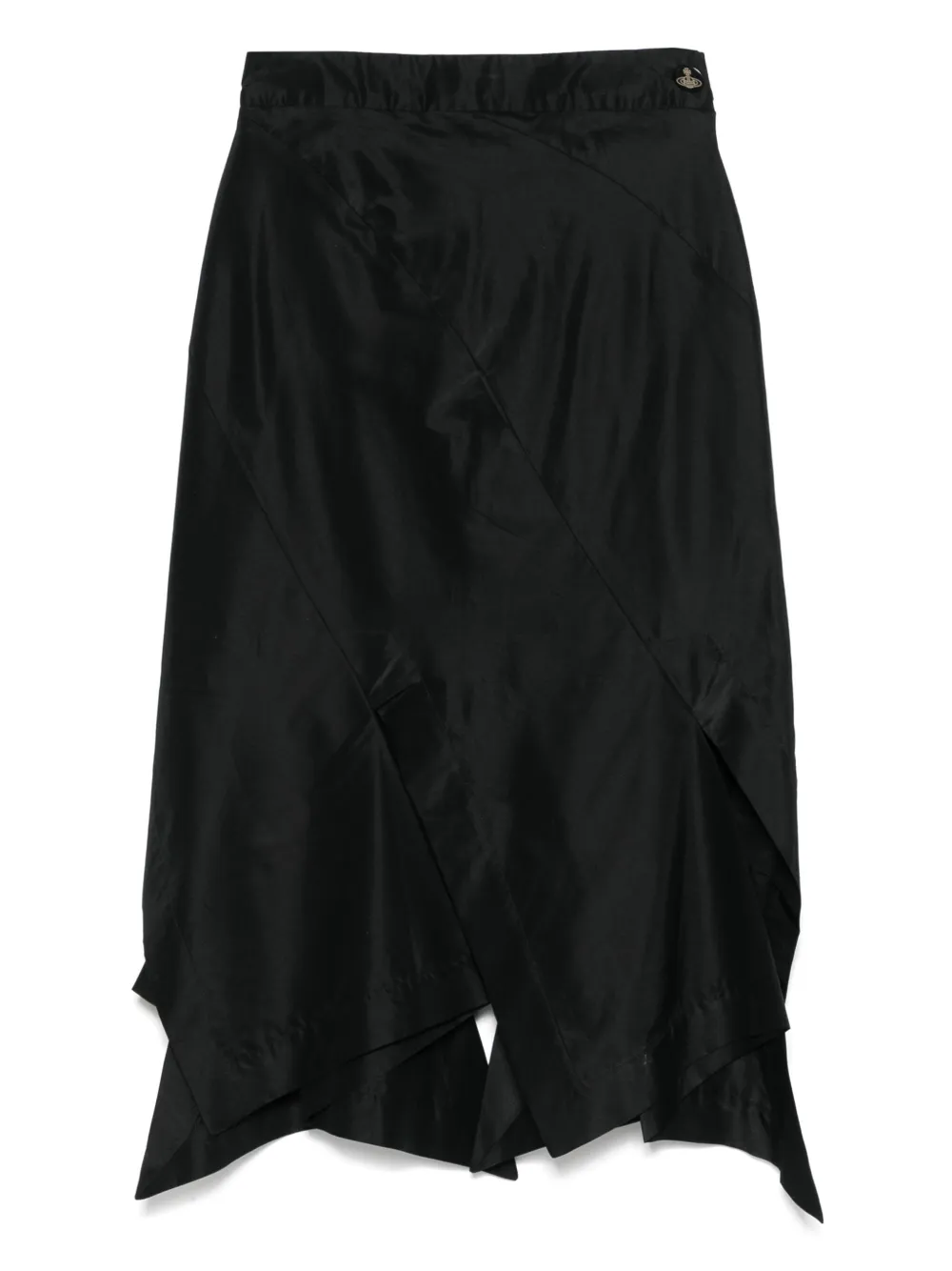Vivienne Westwood Pre-Owned falda midi con diseño asimétrico 2010 | negro | Image 1