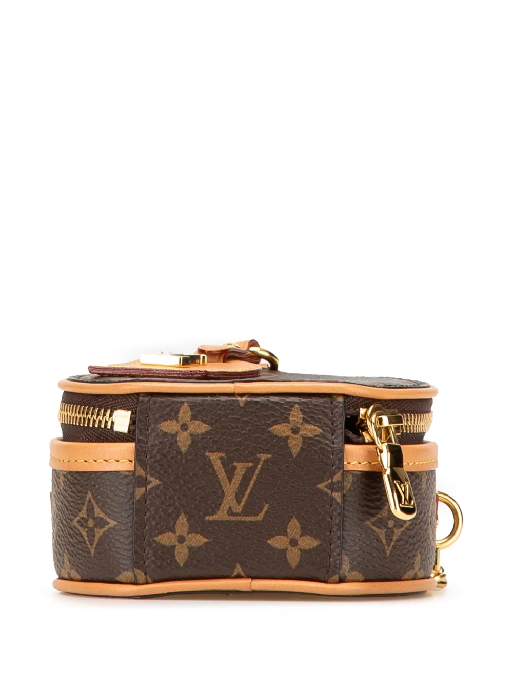 Pre-owned Louis Vuitton 2019 Monogram Mini Boite Chapeau Necklace Bag Crossbody Bag