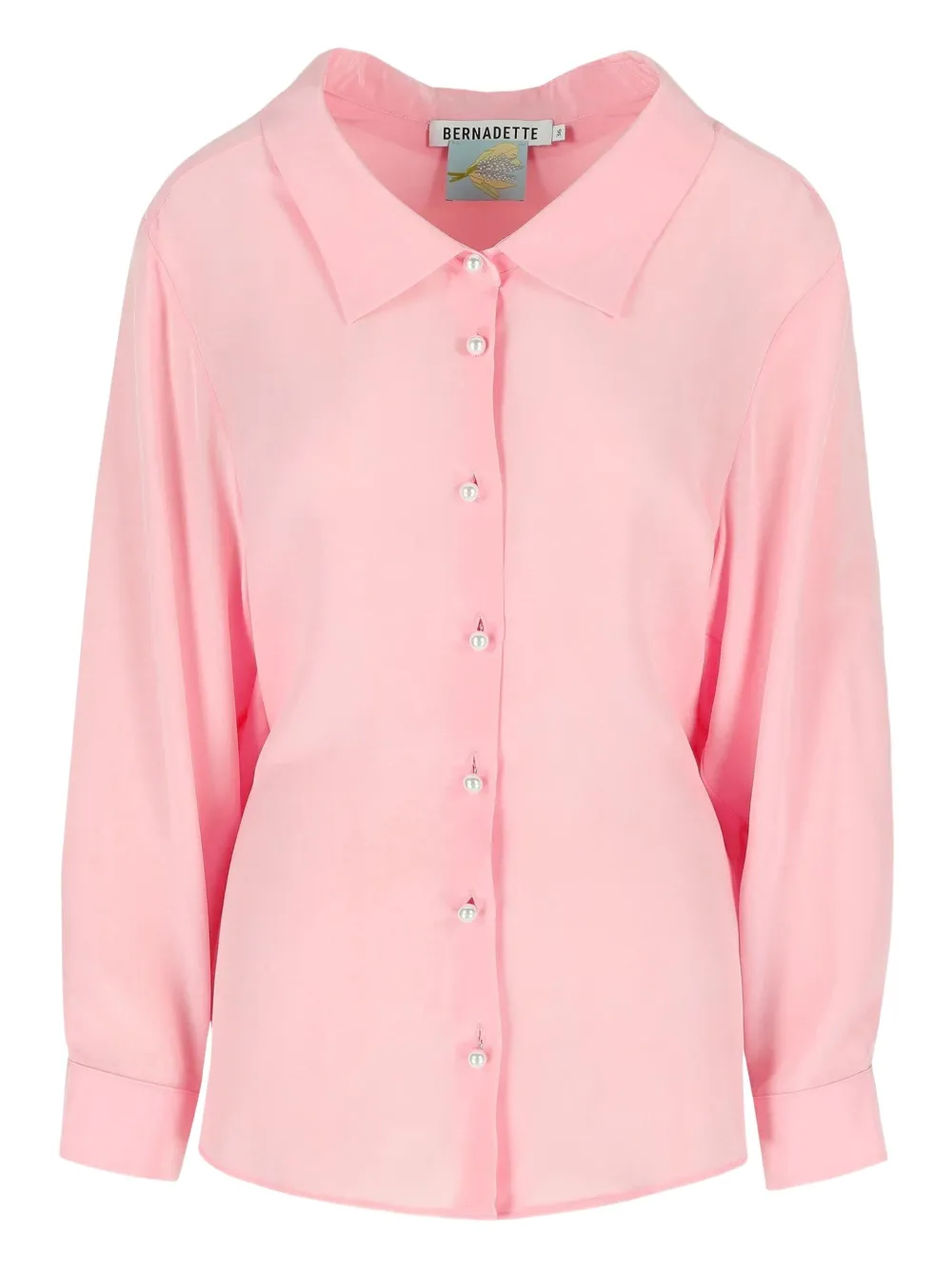 Bernadette Guido pearl-button shirt | Pink | Image 1