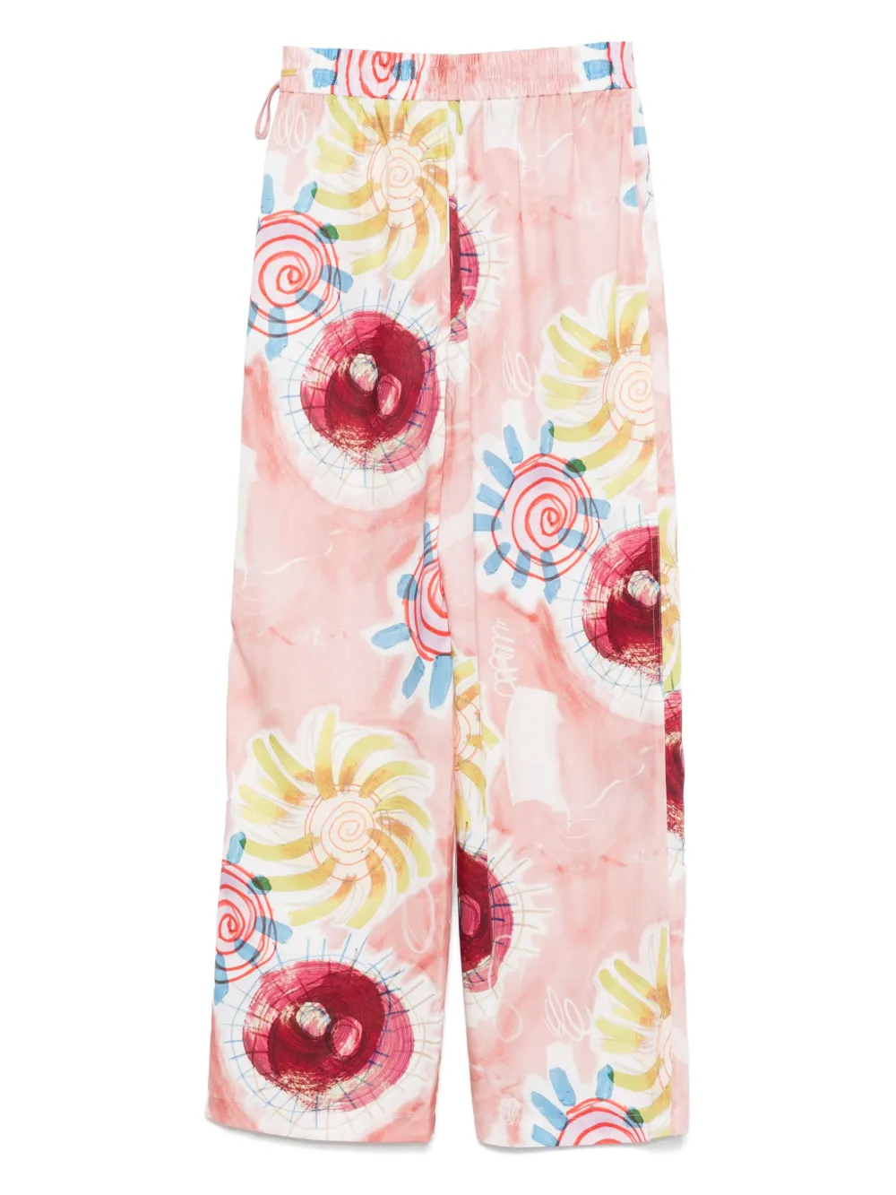 Scotch & Soda graphic-print trousers - Roze