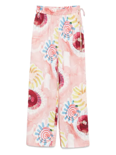 Scotch & Soda graphic-print trousers 