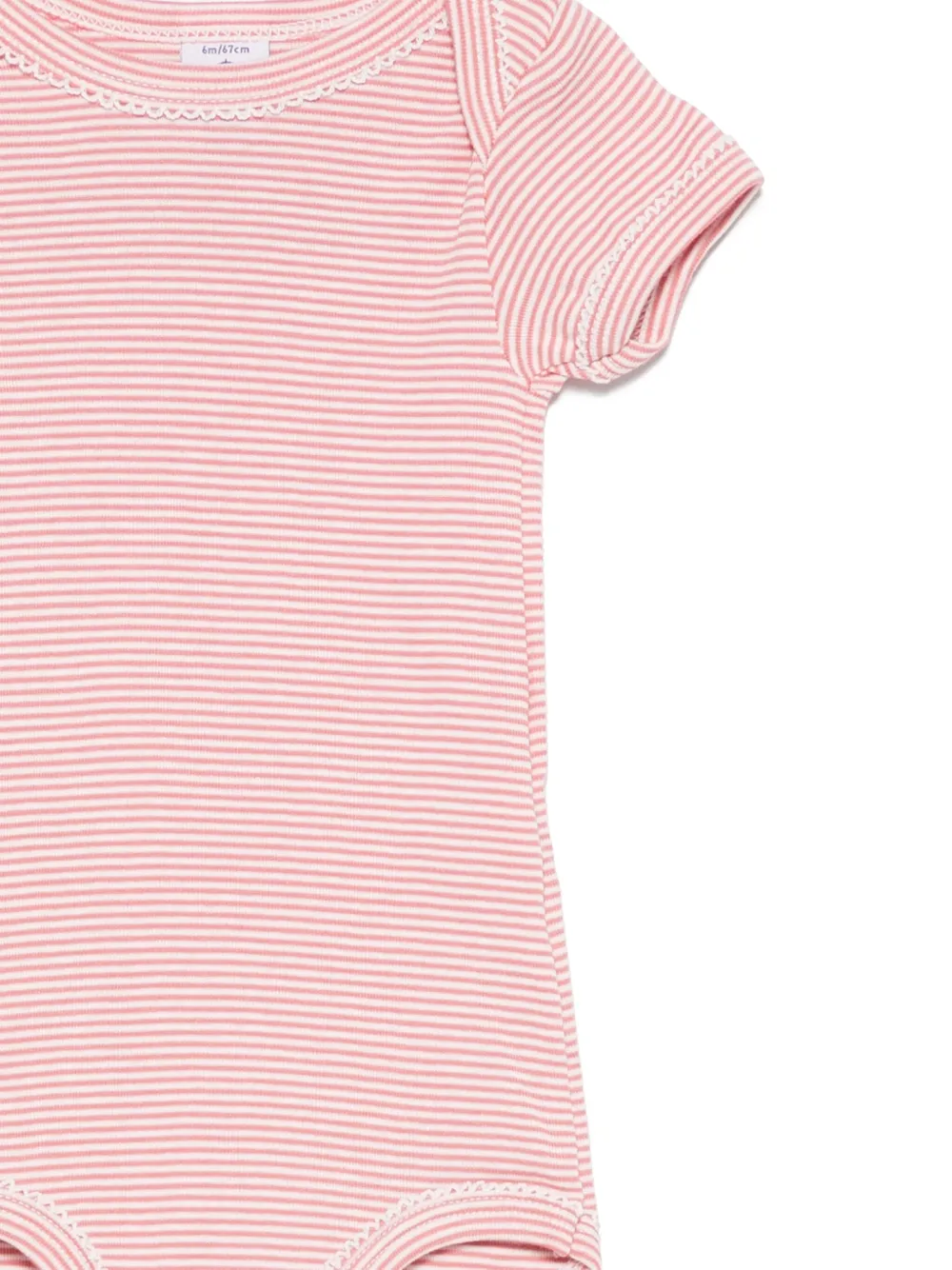 Petit Bateau heart-print babygrows (set of three) | Babygrow Sets | Image 2