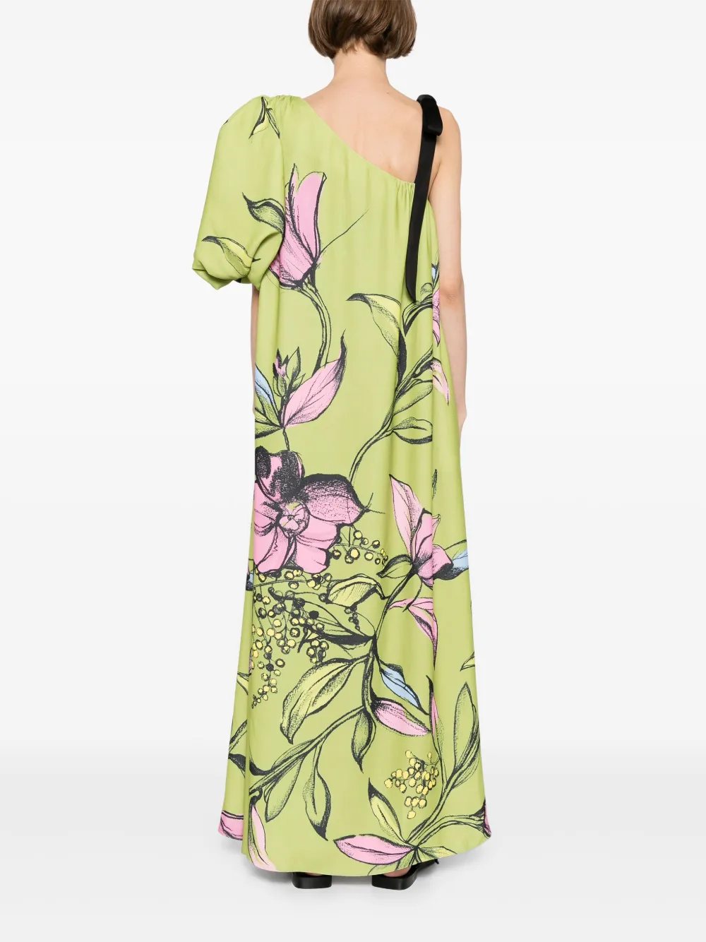 Stine Goya Jurk met bloemenprint Groen