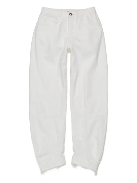Jil Sander panelled frayed trousers