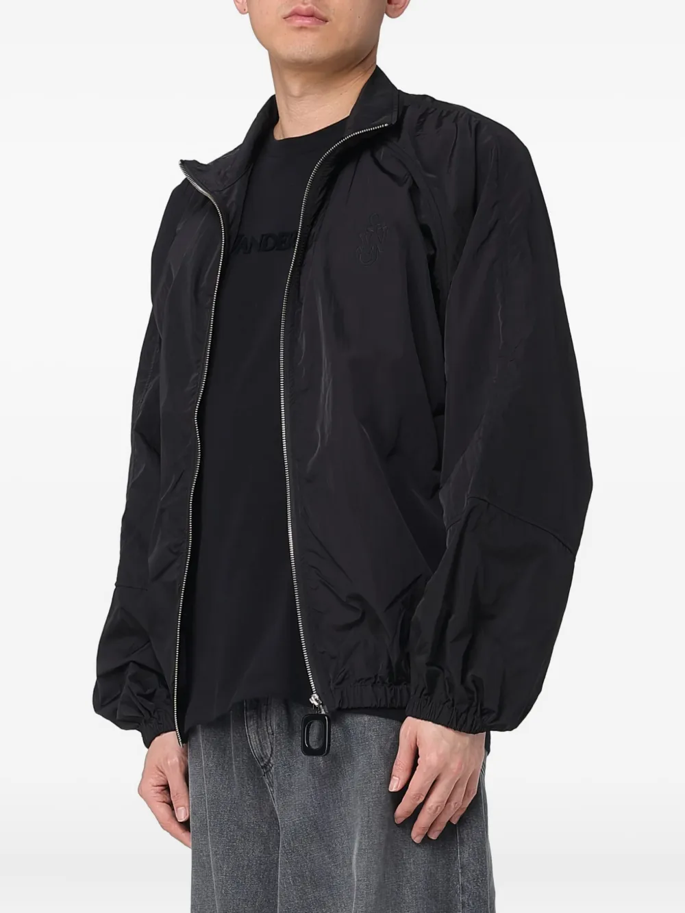 JW Anderson Jack met raglan mouwen en rits Zwart