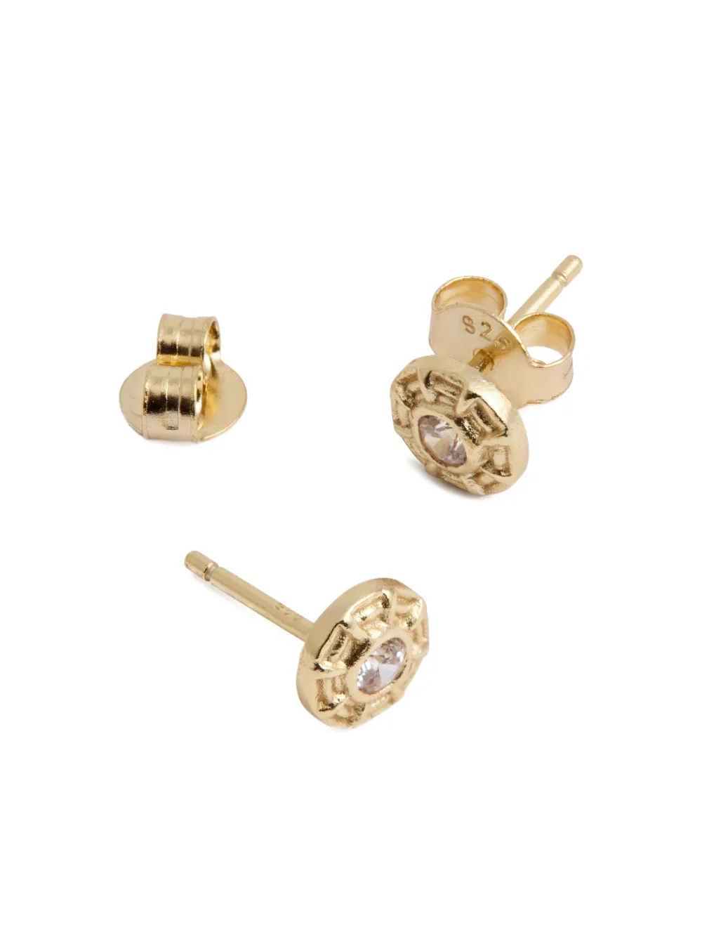 Daisy London Apollo 18kt Gold-plated Stud Earrings In Gold