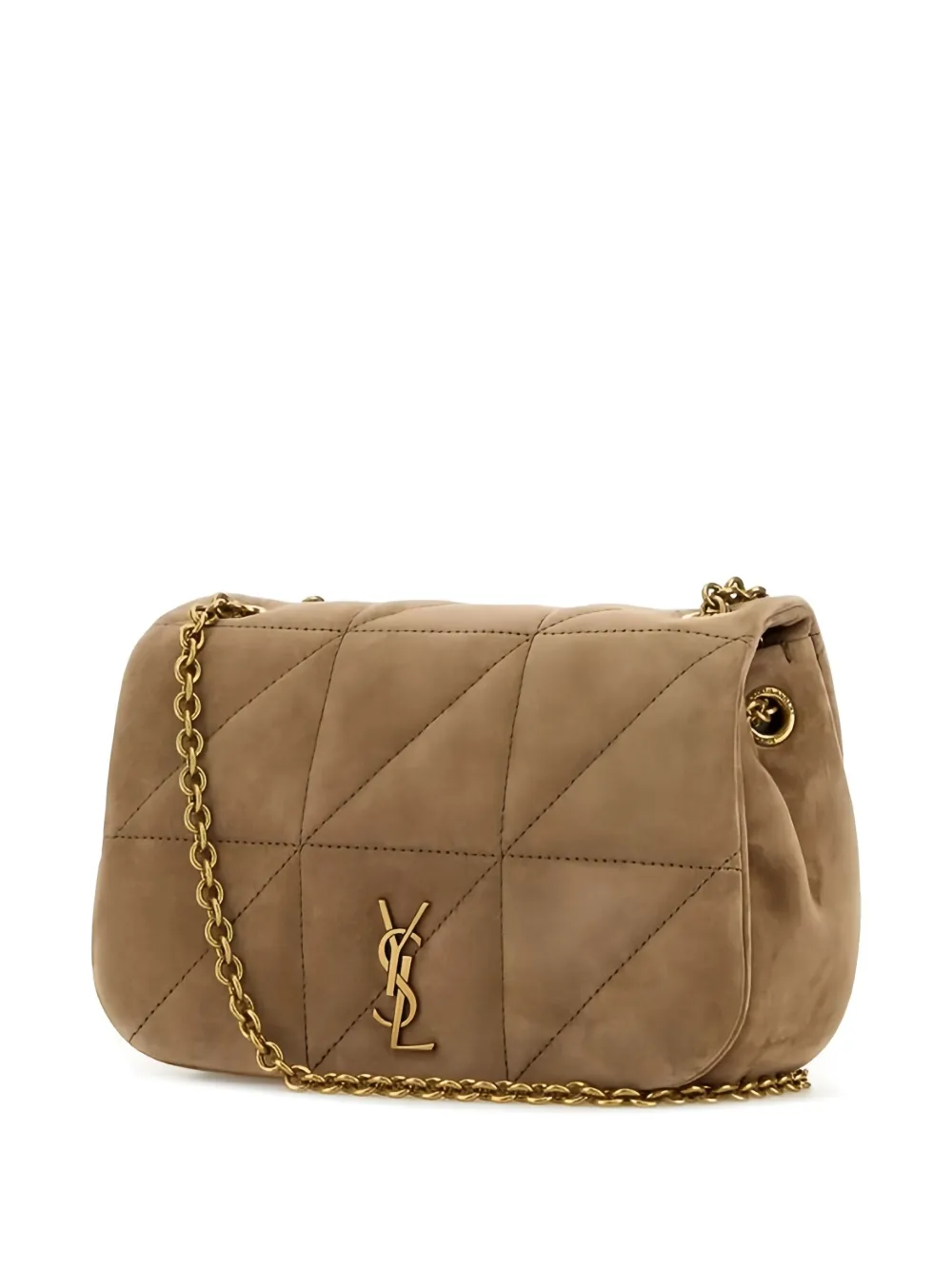 Saint Laurent Gewatteerde schoudertas Beige