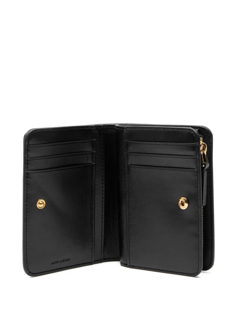 Marc Jacobs The Mini Compact Wallet In Black