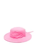 Hunza G drawstring detail sun hat - Pink