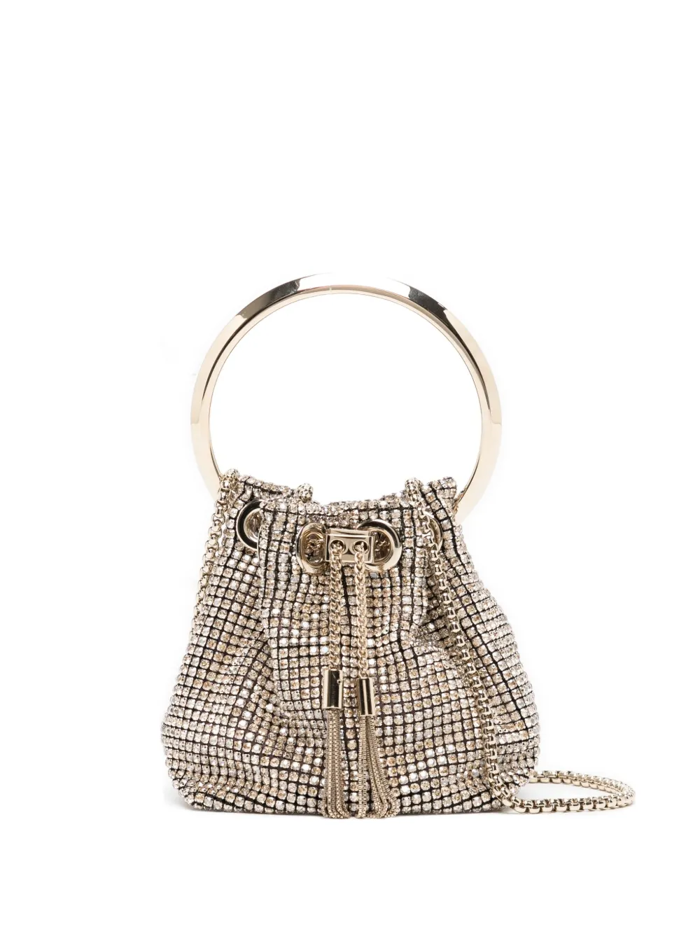 Jimmy Choo Micro Bon Bon mini bag | Gold | Image 1