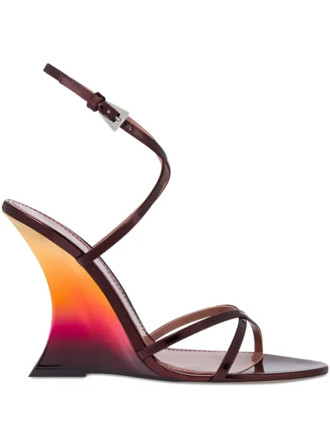 Paris Texas 105mm Nina wedge sandals