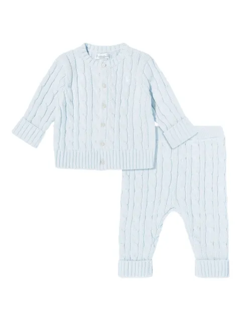 POLO RALPH LAUREN KIDS cable-knit cardigan and trousers