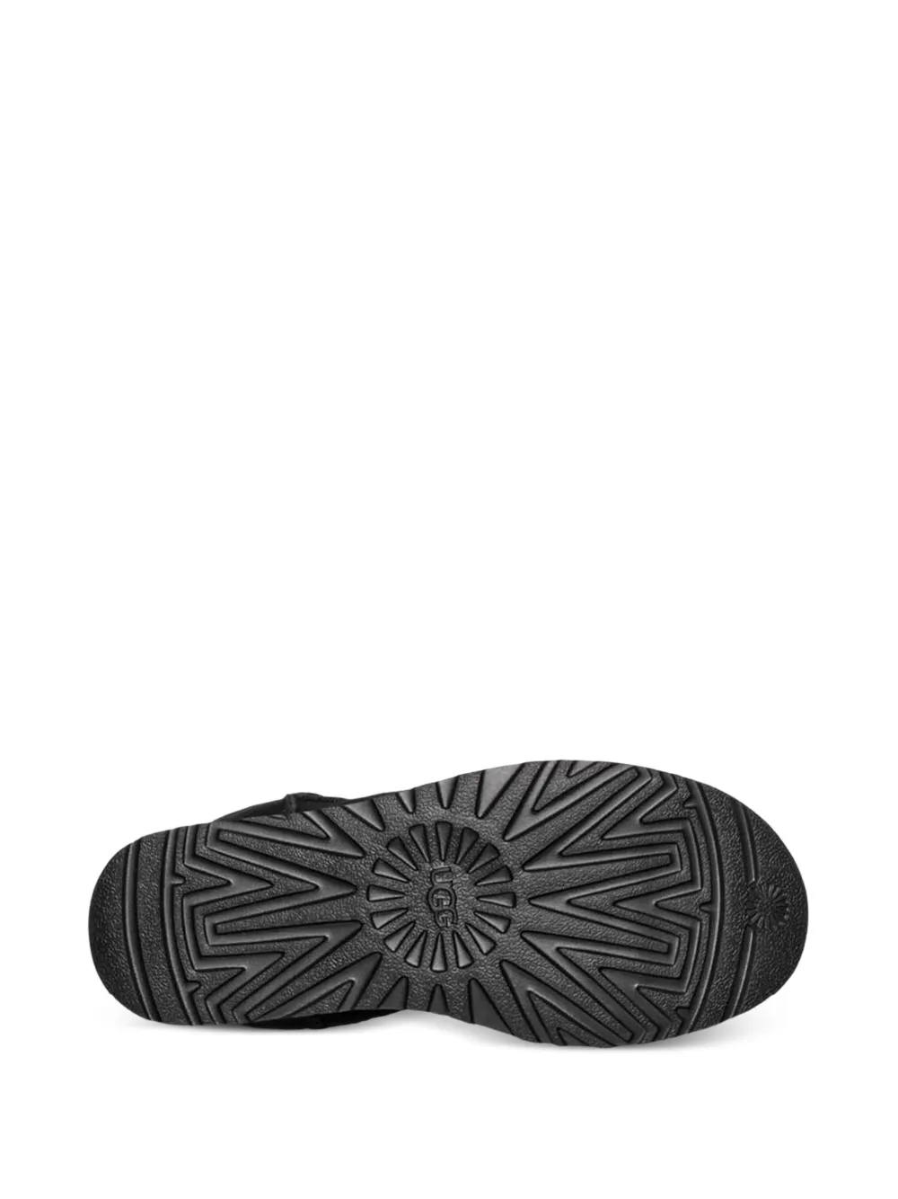 Ugg Sheepskin Suede Boots In Black