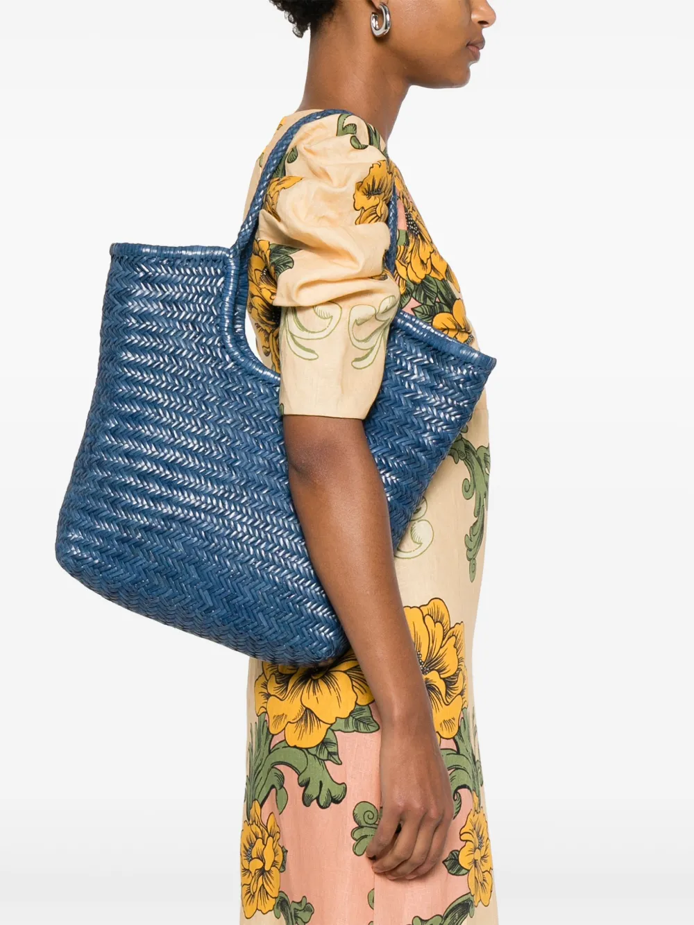 DRAGON DIFFUSION Diagonal Triple Jump shopper - Blauw