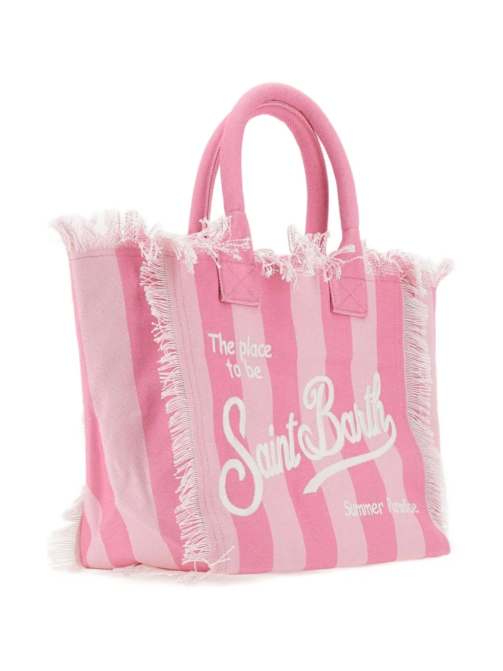 MC2 Saint Barth Vanity Stripes tote bag - Roze