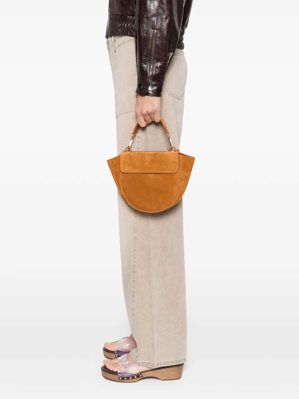 Wandler mini Hortensia tote bag - Bruin