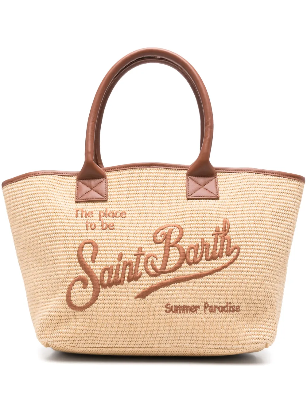 MC2 Saint Barth ロゴ トートバッグ - ニュートラル MC2 Saint Barth ロゴ トートバッグ - ニュートラル