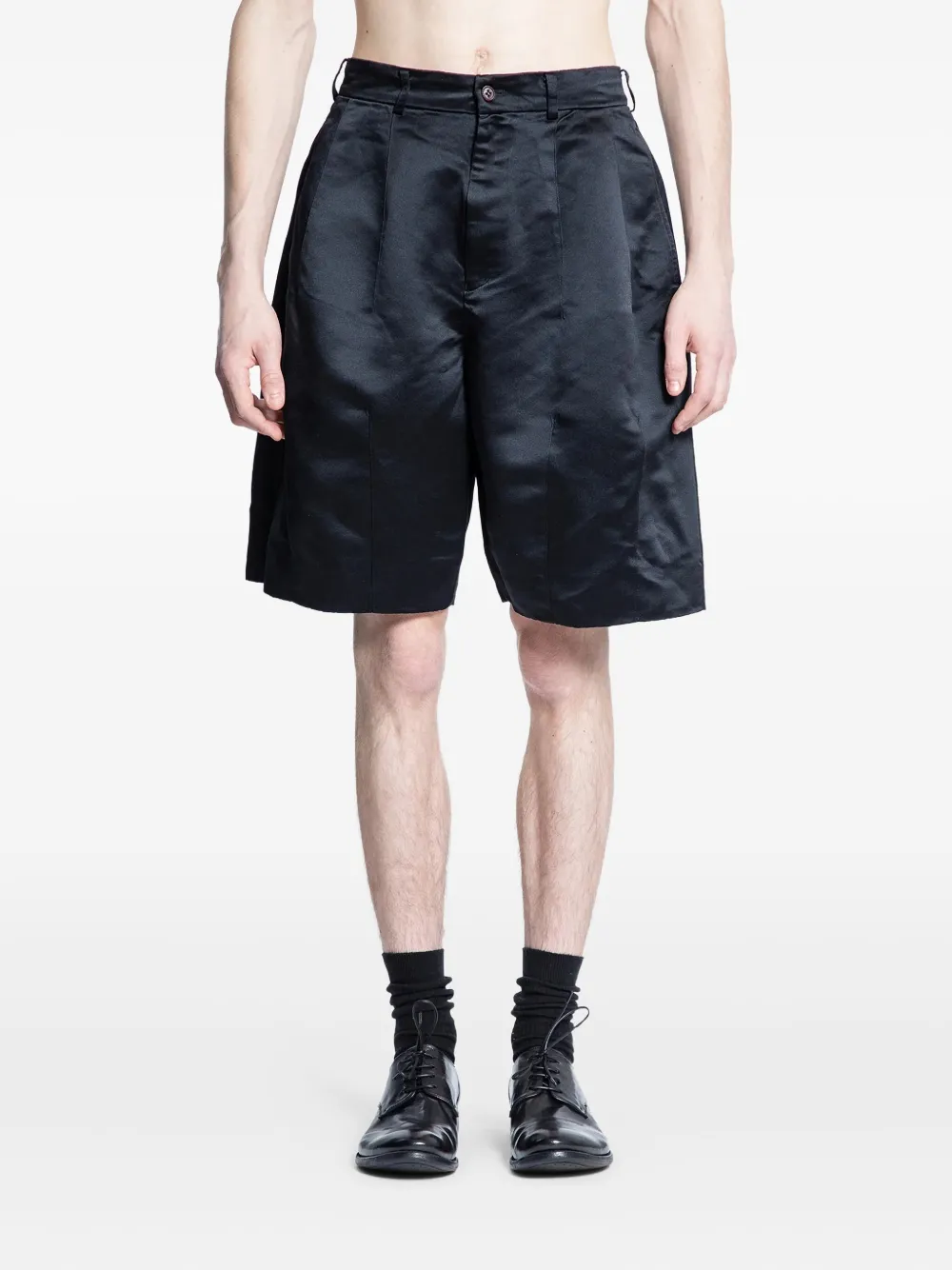 Black Comme Des Garçons テーラードショーツ - ブラック Black Comme Des Garçons テーラードショーツ - ブラック