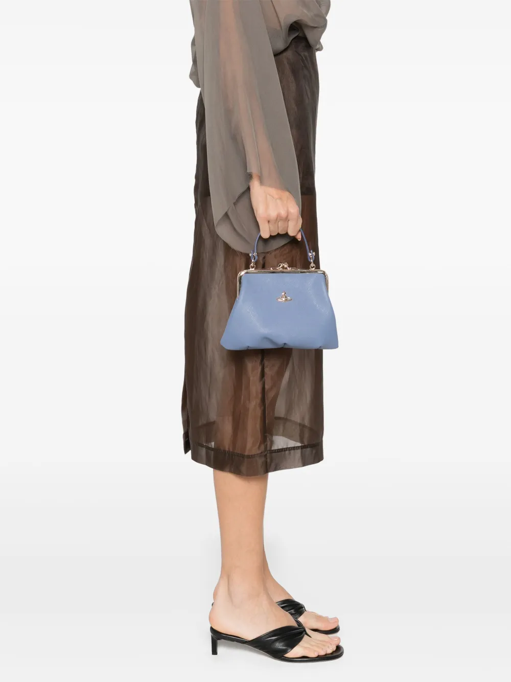 Vivienne Westwood Heuptas met logoplakkaat - Blauw
