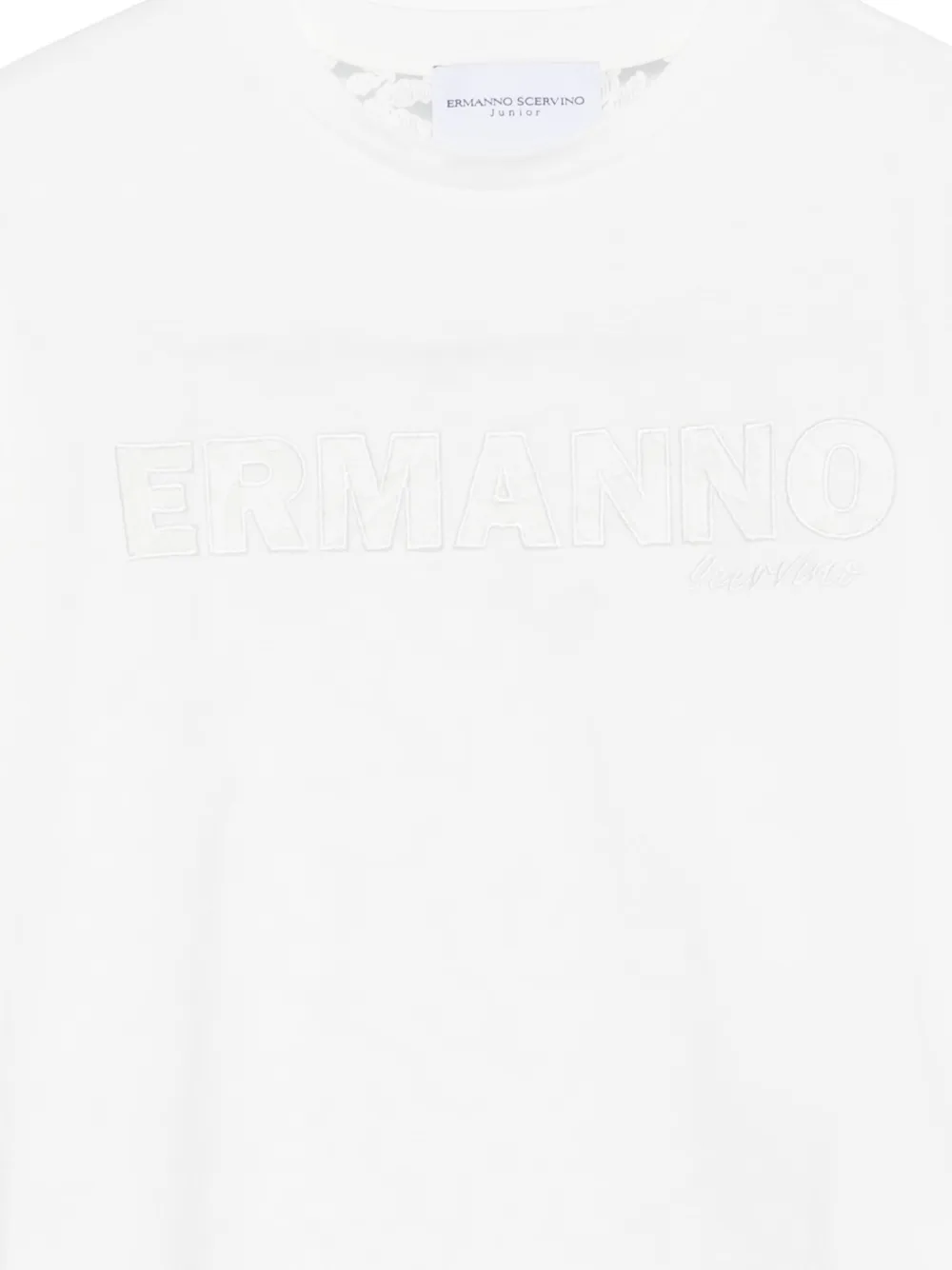 Ermanno Scervino Junior Katoenen T-shirt Wit