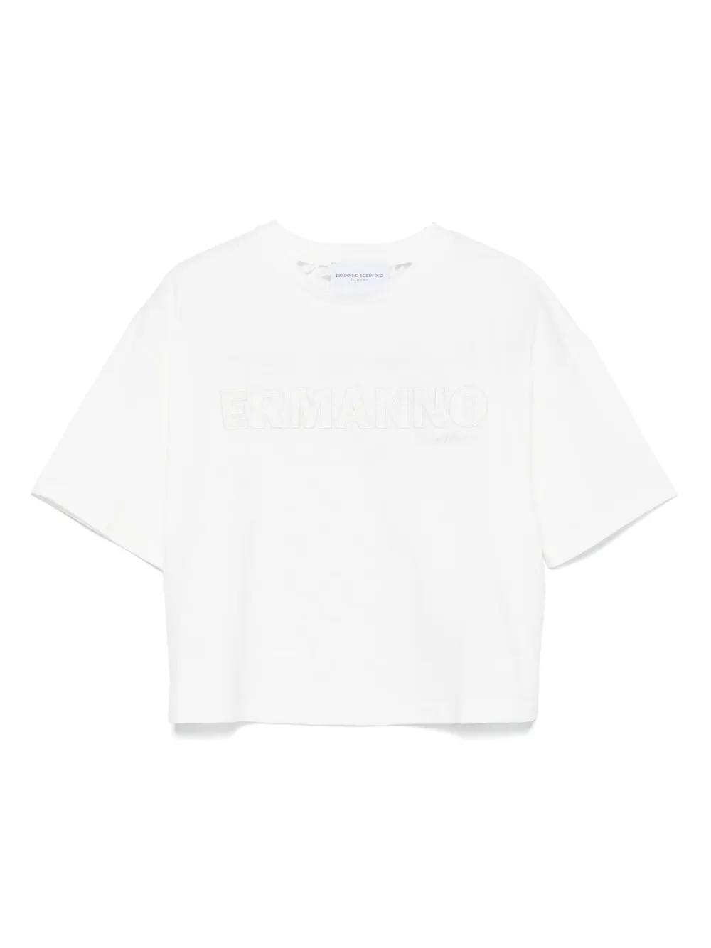 Ermanno Scervino Junior playera de algodón | blanco | Image 1