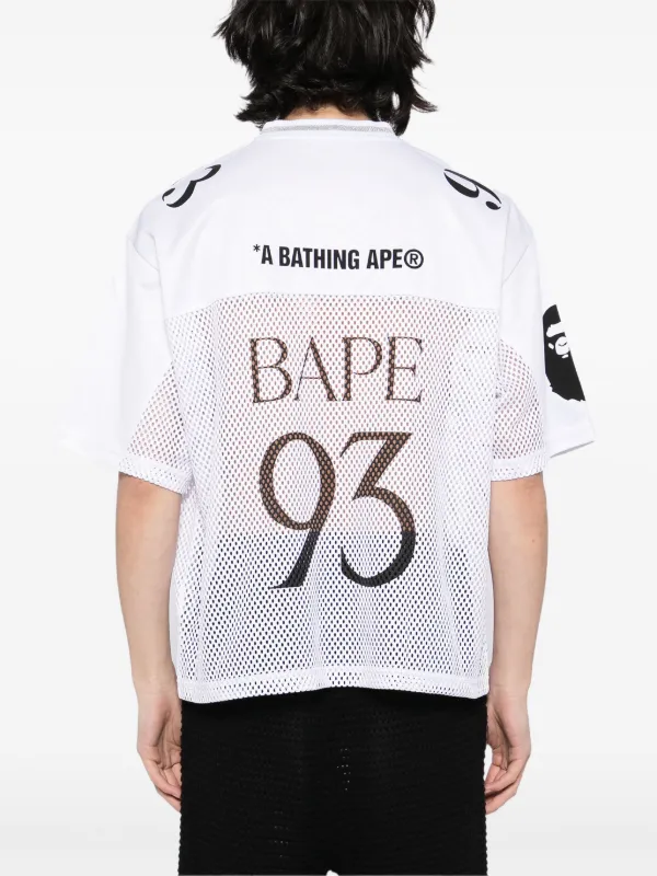 お歳暮 人気 Camo Line APE® BATHING A multi-logo White | T-shirt Football シャツ