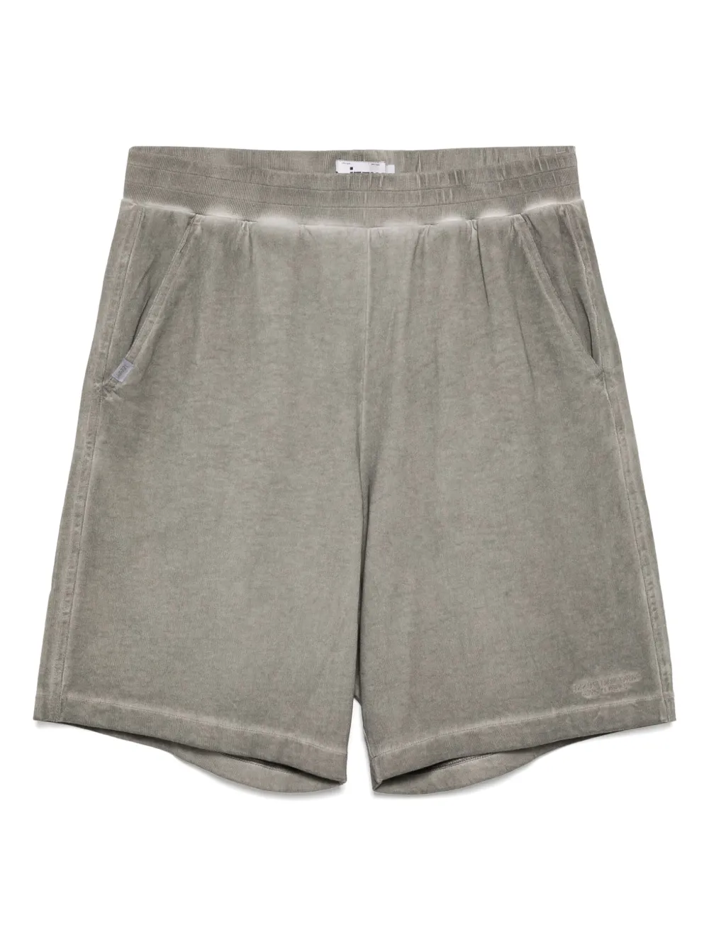 izzue short à logo brodé | gris | Image 1
