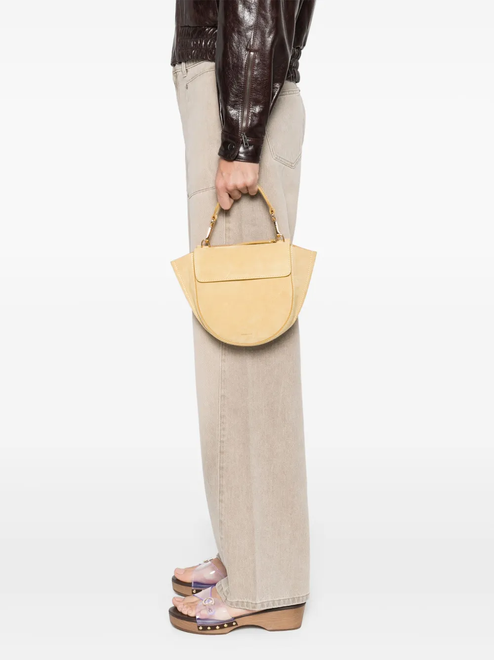 Wandler Hortensia kleine shopper - Beige