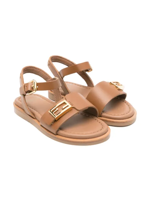 Fendi Kids صندل جلد