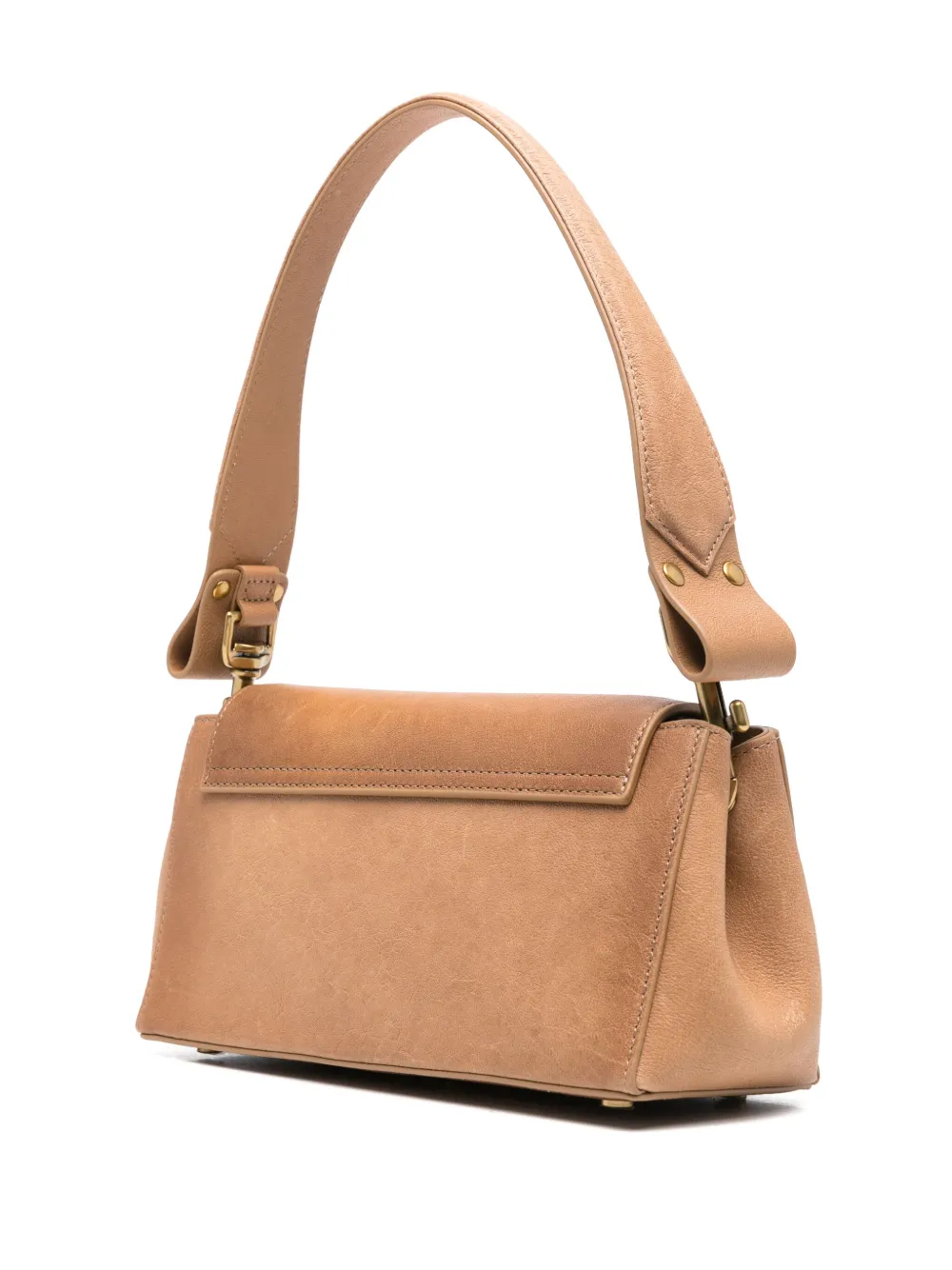 Vivienne Westwood Leren schoudertas Bruin