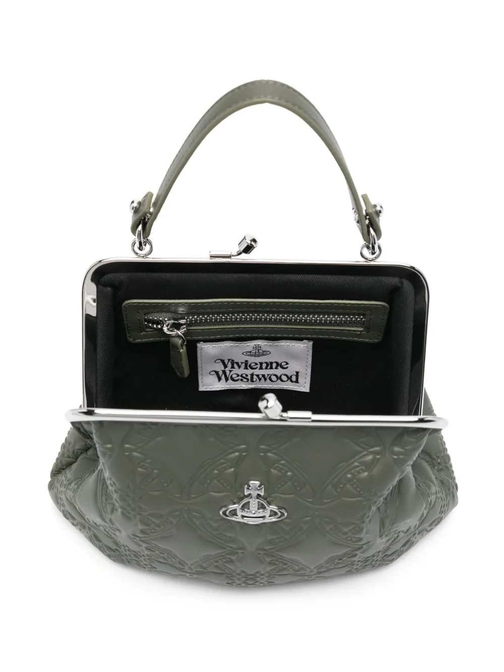 Vivienne Westwood Leren shopper Groen
