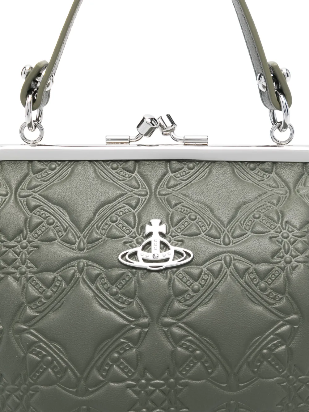 Vivienne Westwood Leren shopper Groen