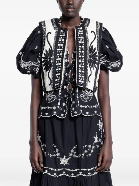 Sea chaleco con motivo geométrico