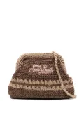 MC2 Saint Barth logo-embroidered cross body bag - Brown