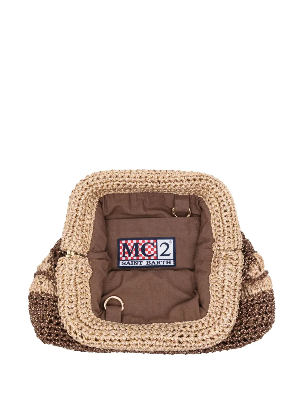 MC2 SAINT BARTH LOGO-EMBROIDERED CROSS BODY BAG