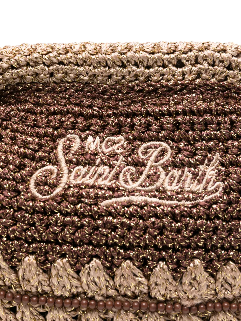 MC2 SAINT BARTH LOGO-EMBROIDERED CROSS BODY BAG