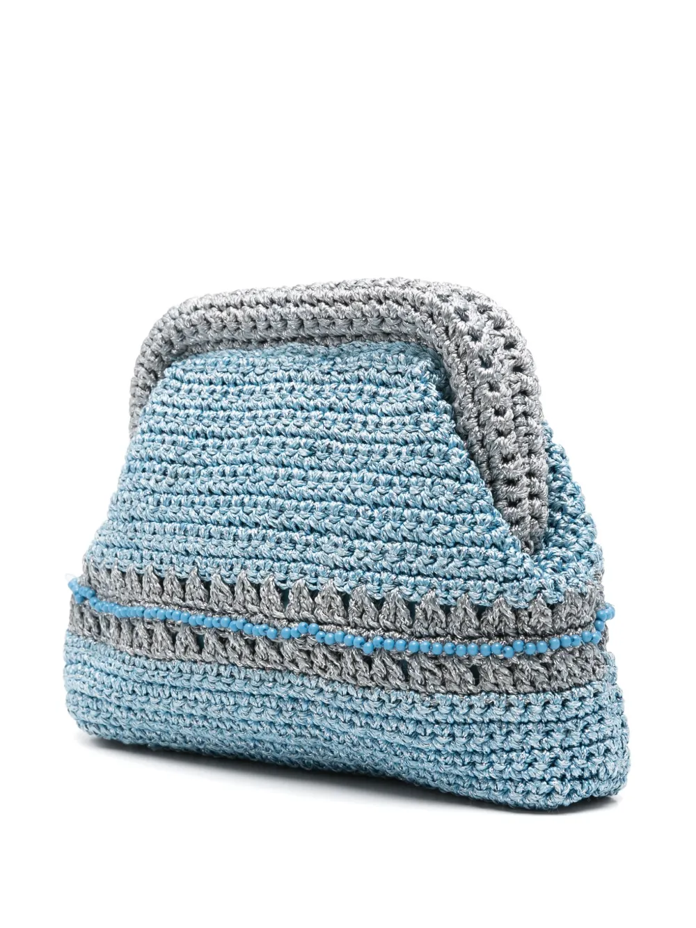 MC2 Saint Barth Crossbodytas met geborduurd logo Blauw