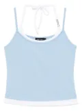 tout a coup layered halter cami top - Blue