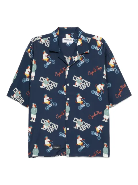 CHOCOOLATE graphic-print shirt