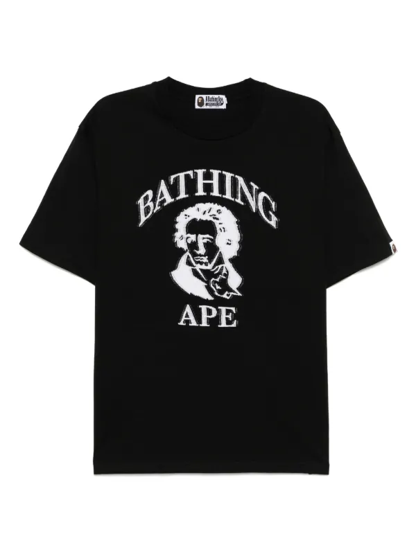 A BATHING APE ベートーヴェン Tシャツ　L A BATHING APE® Beethoven グラフィック Tシャツ | ブラック | FARFETCH JP