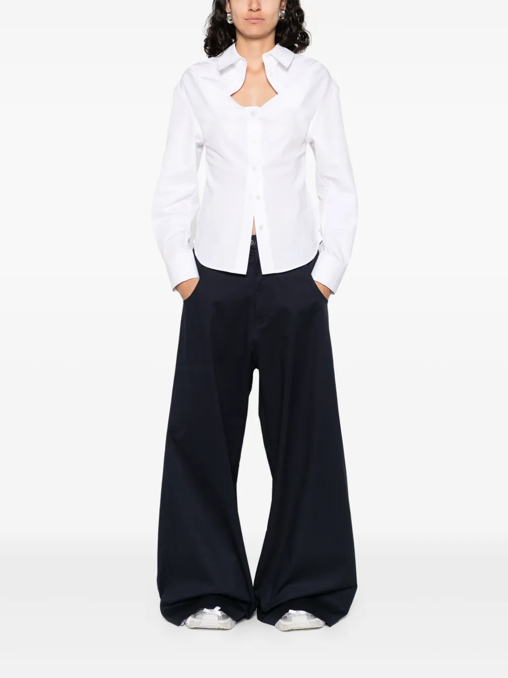 Société Anonyme Katoenen broek Blauw