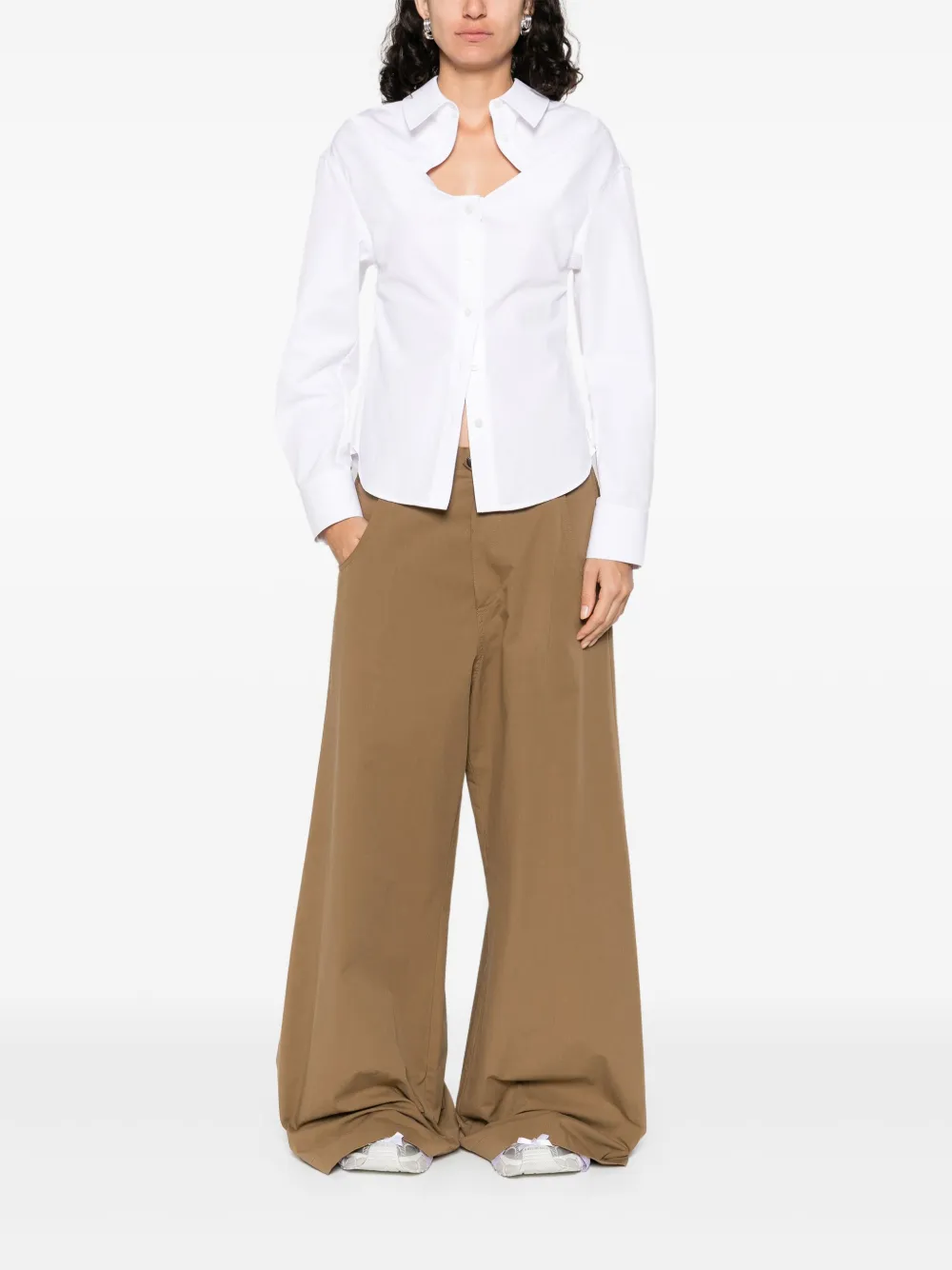 Société Anonyme Katoenen broek Bruin