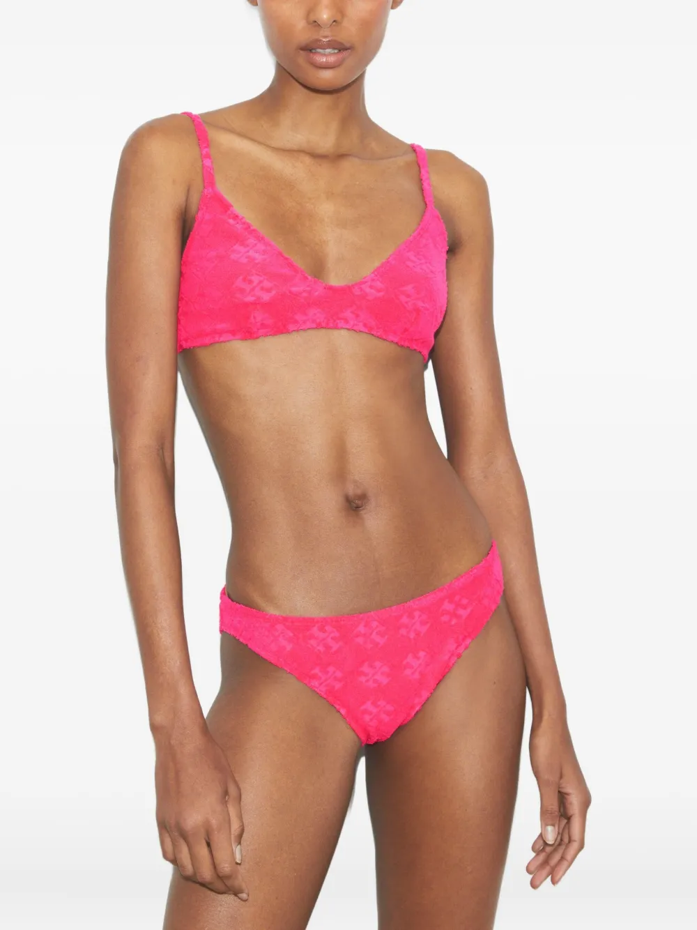 Tory Burch Bikinislip met bloemenprint Roze