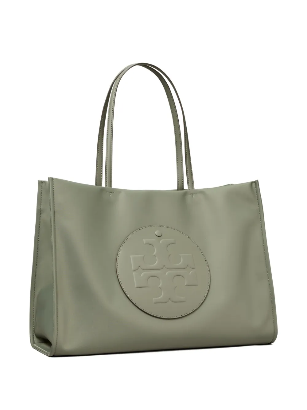 Tory Burch Ella shopper met logopatch Groen