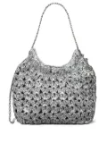 Tory Burch mini Fleming cross body bag - Silver