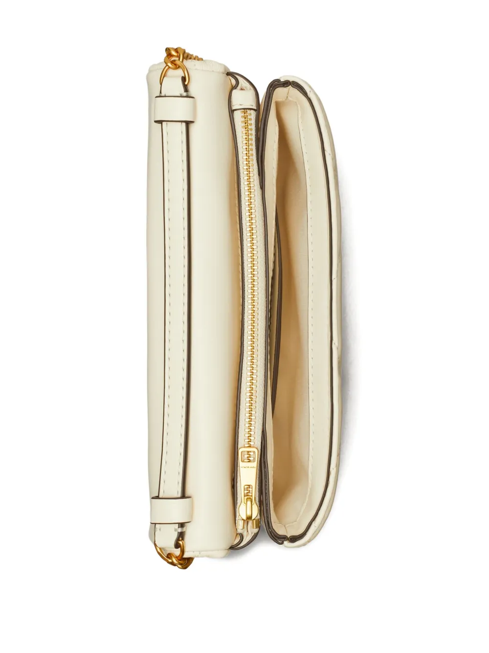 Tory Burch Kira portemonnee met ketting Wit