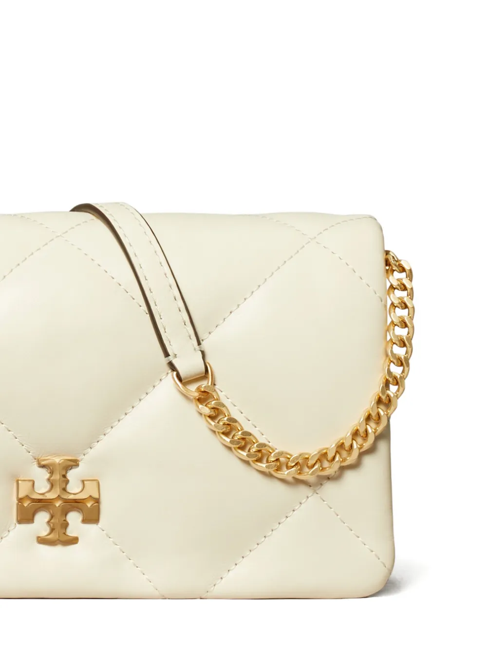 Tory Burch Kira portemonnee met ketting Wit