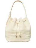 Tory Burch textured bucket bag - White