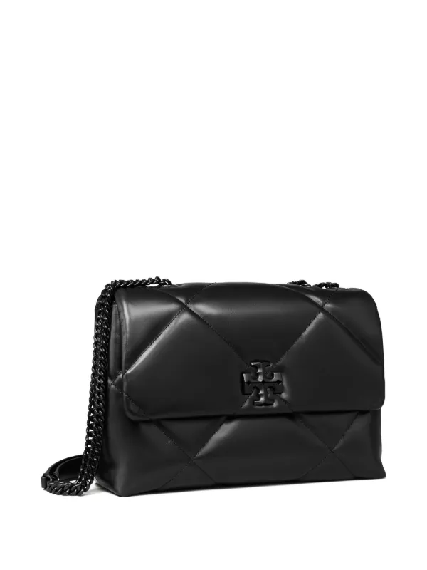 Tory Burch Kira レザーショルダーバッグ | ブラック | FARFETCH JP